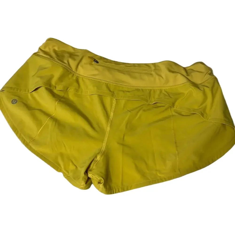 lululemon athletica Yellow Athletic Shorts